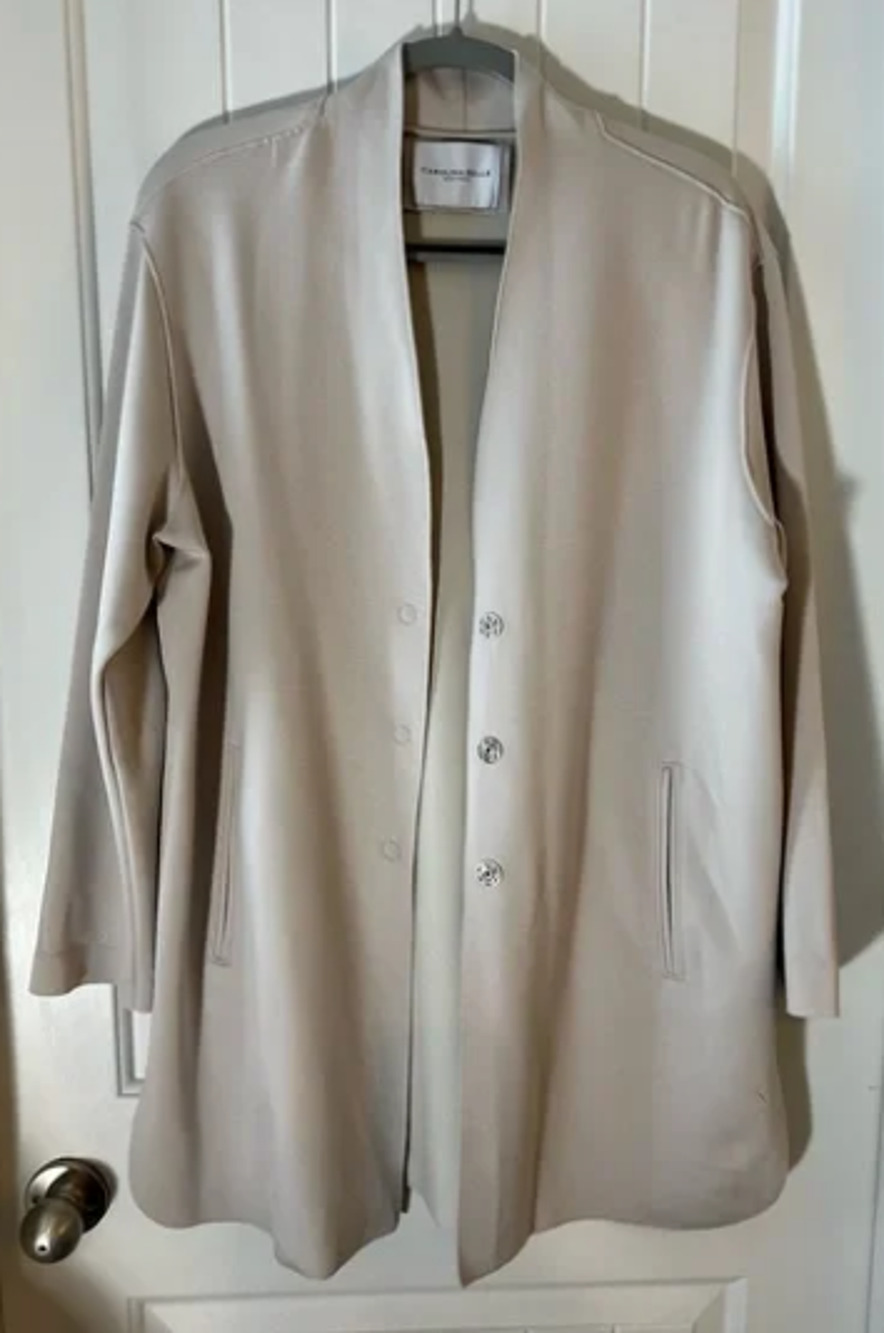 #W15 PRE-LOVED Carolina Belle Montreal trench coat/blazer size xsmall